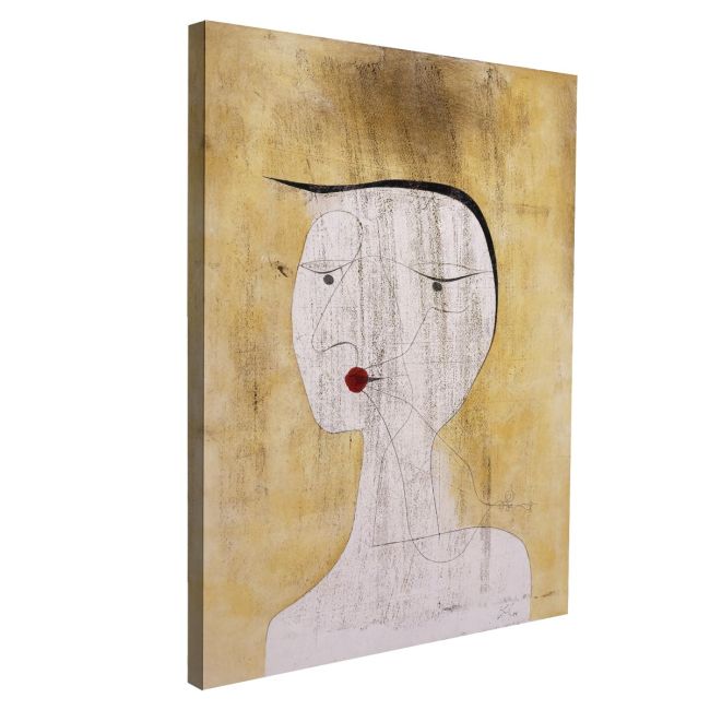 Canvas print Sealed woman, Klee Paul