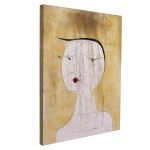 Canvas print Sealed woman, Klee Paul