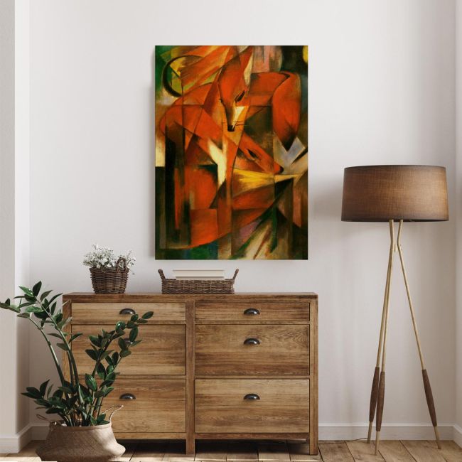 Canvas print The foxes, Marc F.