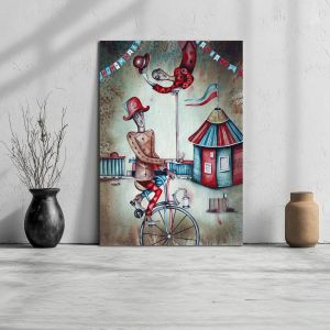 Πίνακας σε καμβά Acrobatic performers