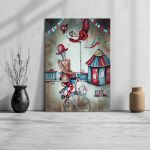 Canvas print Acrobatic performers