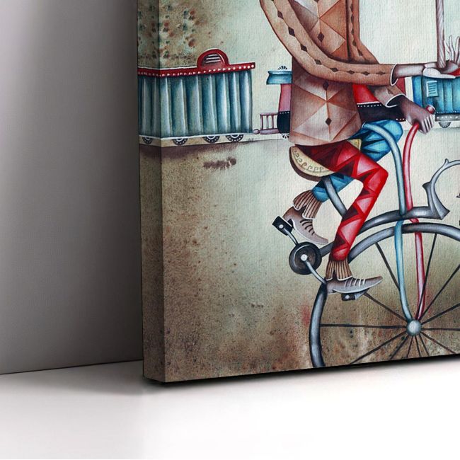 Canvas print Acrobatic performers
