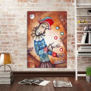Πίνακας σε καμβά A clown