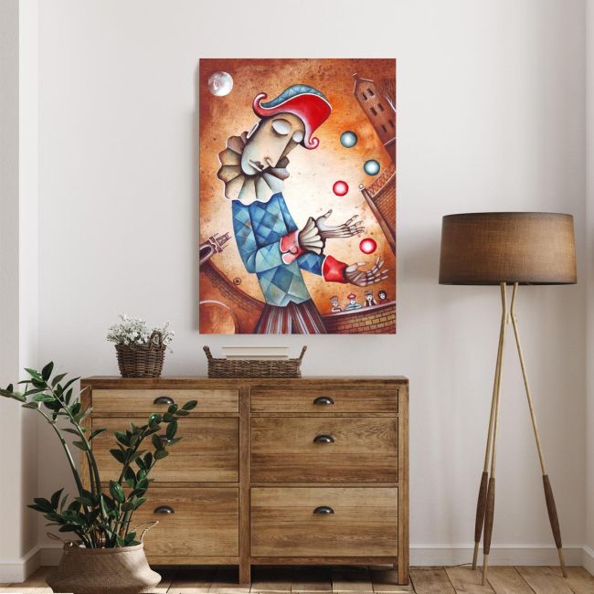 Canvas print A clown
