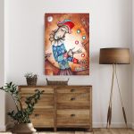Canvas print A clown