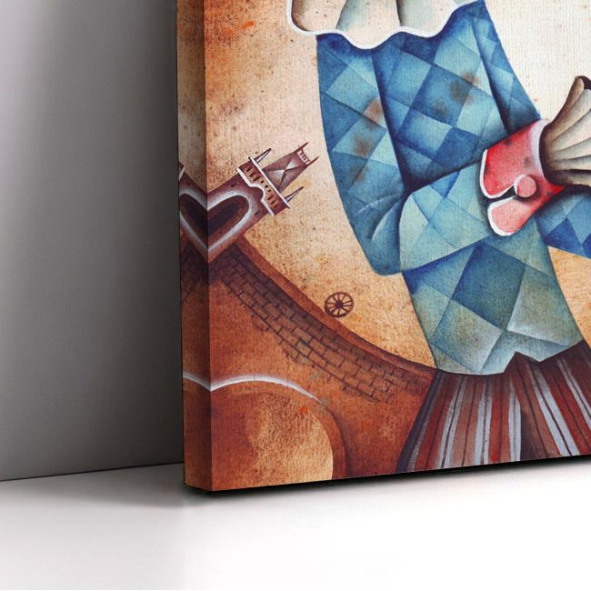 Canvas print A clown
