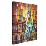 Canvas print Medieval doctor