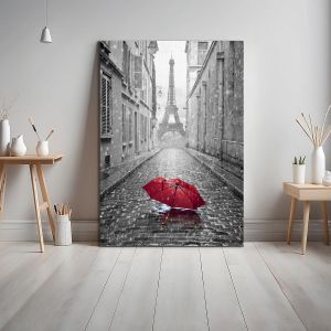 Canvas print Paris, Eiffel tower view