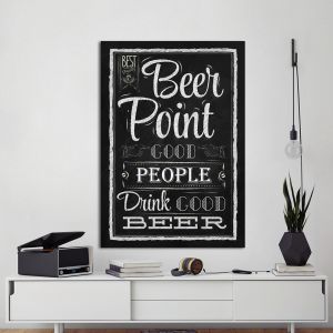 Canvas print Beer point