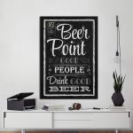 Canvas print Beer point