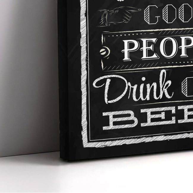 Canvas print Beer point