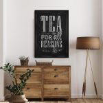 Canvas print Tea for all reasons