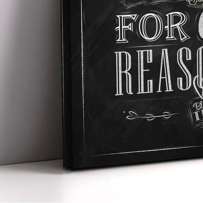 Canvas print Tea for all reasons
