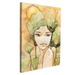 Canvas print Beautiful young woman