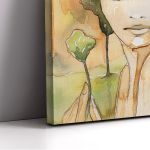Canvas print Beautiful young woman