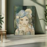Canvas print Beautiful woman