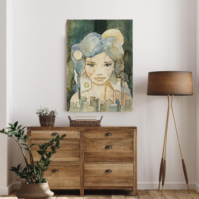 Πίνακας σε καμβά Beautiful woman