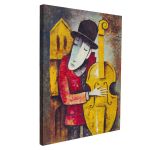 Canvas print Classic Jazz player
