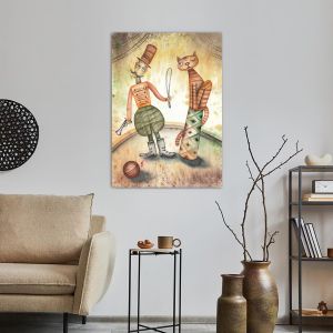 Canvas print Circus tamer 2