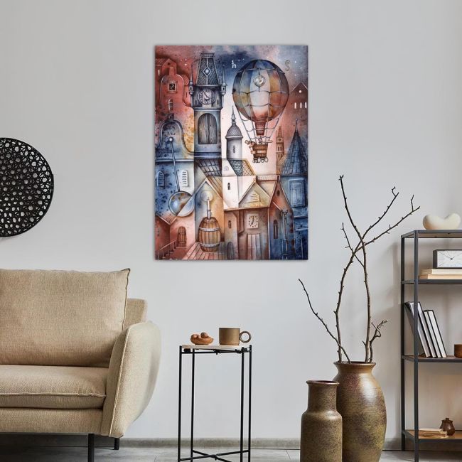 Canvas print Balloon ride