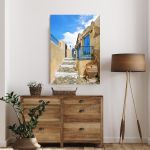 Canvas print Traditional house in Pyrgos