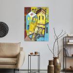 Canvas print Cubistic city