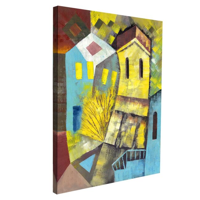 Πίνακας σε καμβά Cubistic city