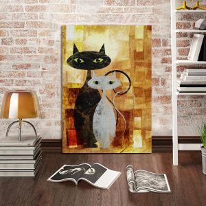 Πίνακας σε καμβά The cats