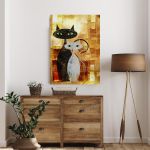 Canvas print The cats