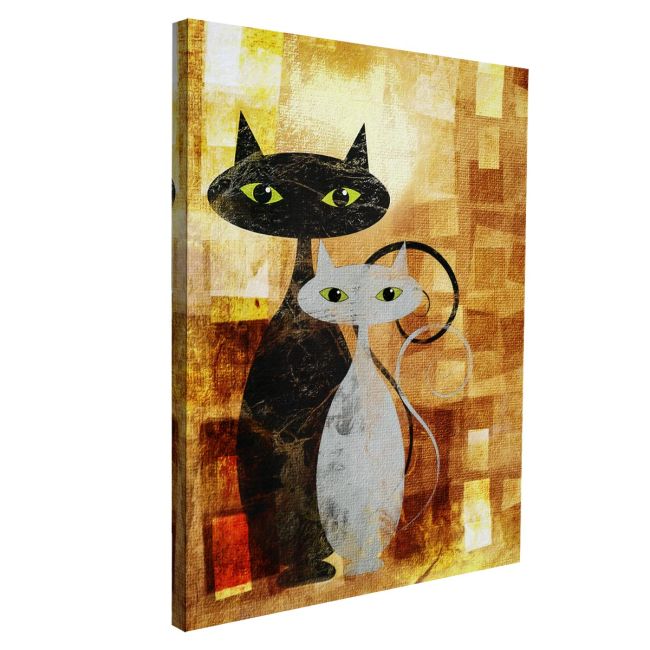 Πίνακας σε καμβά The cats