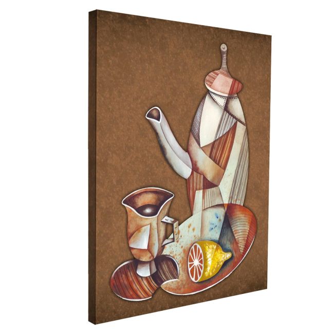 Πίνακας σε καμβά Tea still-life