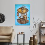Πίνακας σε καμβά Dirigible balloon