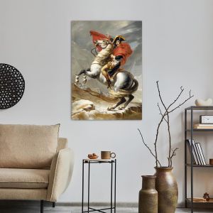 Canvas print Napoleon crossing the Alps, David Jacques-Louis 2
