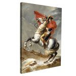 Canvas print Napoleon crossing the Alps, David Jacques-Louis