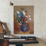 Πίνακας ζωγραφικής Flowers vase, Redon Odilon