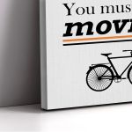 Πίνακας σε καμβά Life is a like riding a bicycle