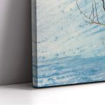Canvas print Red leaf