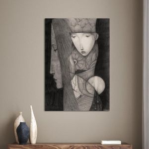 Canvas print In the dark