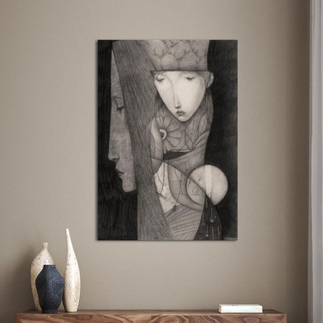Canvas print In the dark