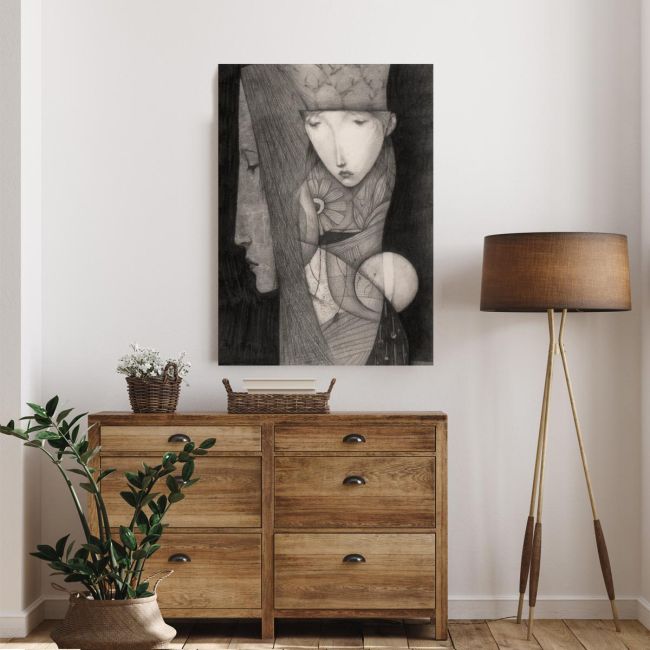 Canvas print In the dark