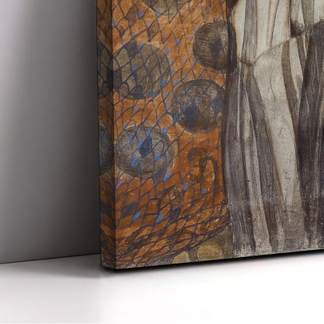 Canvas print Distorted pain (detail), Klimt Gustav