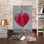 Canvas print Home, street art