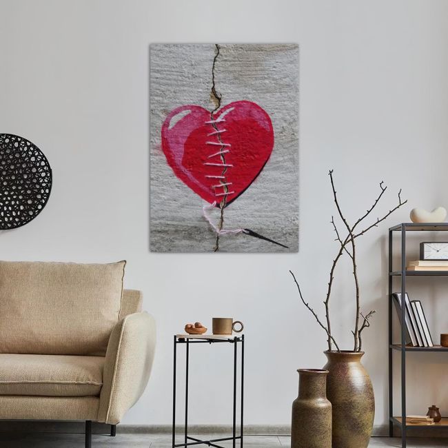 Canvas print Home, street art