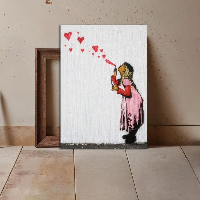 Canvas print Love, street art