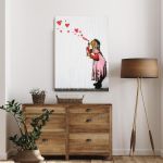 Canvas print Love, street art