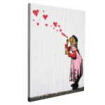Canvas print Love, street art