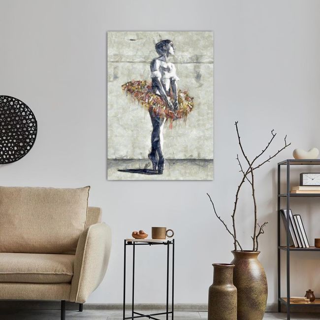 Canvas print Ballerina, Street art ballerina