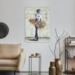 Canvas print Ballerina, Street art ballerina