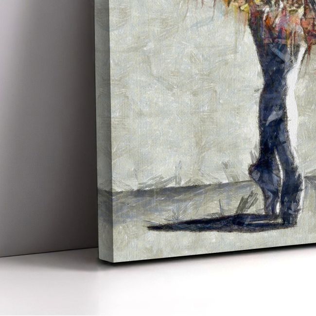 Canvas print Ballerina, Street art ballerina