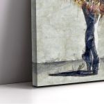 Πίνακας σε καμβά Μπαλαρίνα, Street art ballerina